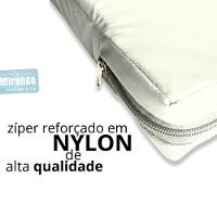 Capa Colchão Solteiro Impermeável Hospitalar Com Zíper - Branca 78x188x14cm - 7