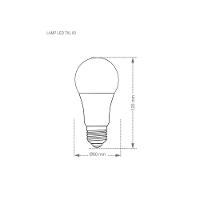 Lâmpada Led Tkl 80 / 12w 4000k - 3