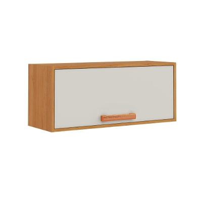 Armario Itatiaia Napoles 1 Porta Basculante 80cm Cinamomo Off White