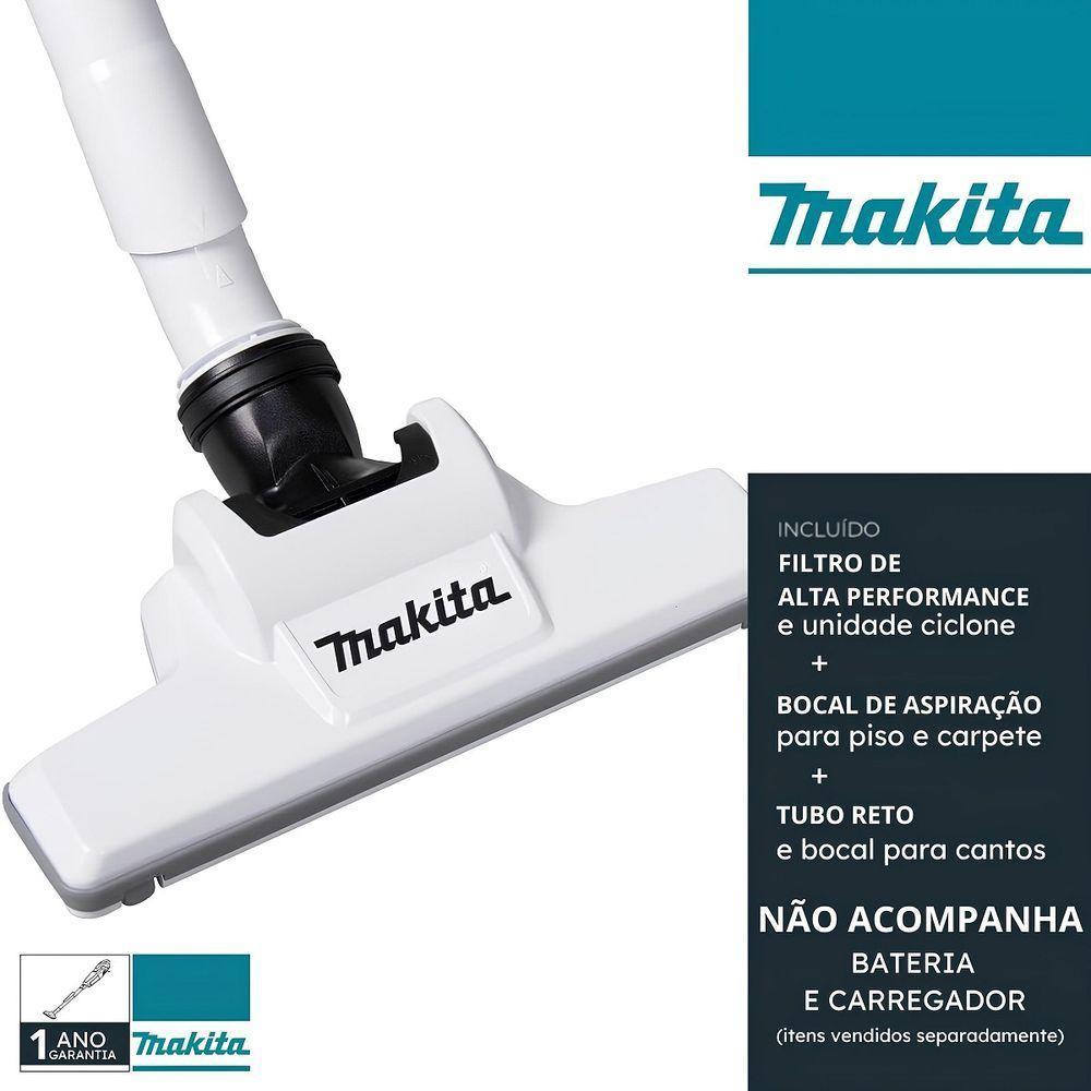 Aspirador De Pó Vertical Sem Fio 40v Max Cl003gz10 Makita Portátil Ciclone Led Sem Bateria-carregador - 4