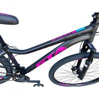 Bicicleta Aro 29 Gta Start Feminina Mtb Aluminio 21v Freio A Disco Hidraulico Garfo Suspensão - Preto/rosa Tam.15 - 2