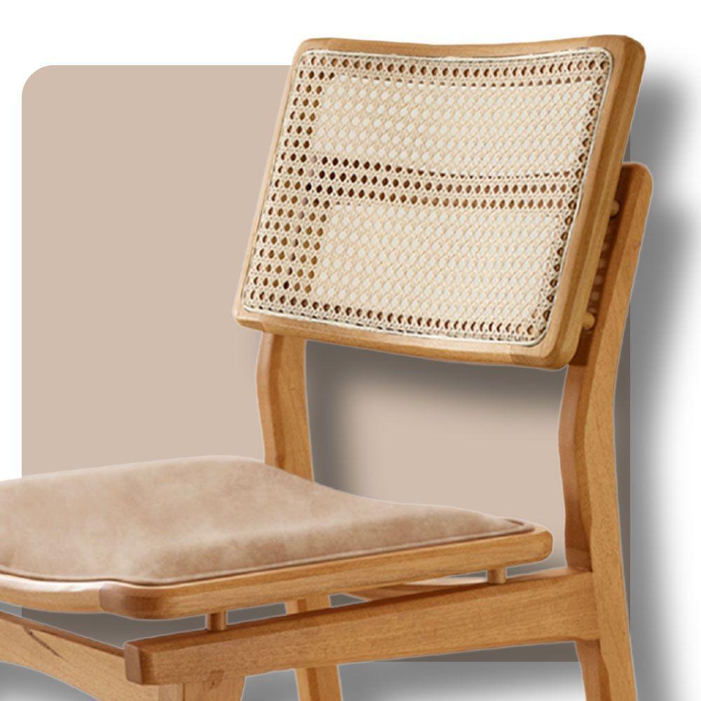 Conjunto Com 2 Banquetas Eva Premium Milano Imbuia Natural - 4