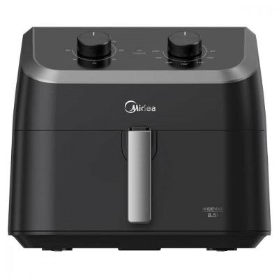 Fritadeira Elétrica Air Fryer Midea Widemax 1900W 8,5L Preta/inox 110V
