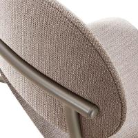 Conjunto Com 2 Cadeiras Metal Marchezine Moderna Mobilia Brisa Prata - 6