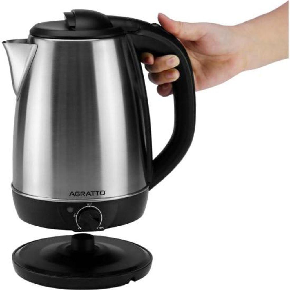 Chaleira Elétrica Agratto Aroma 2,2 Litros Inox 220V [f002] - 4