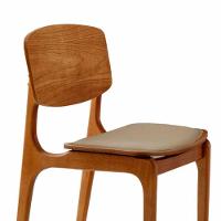 Conjunto Com 2 Cadeiras Malta Gold Moderna Mobília Veludo Bege Cinamomo Imbuia - 7