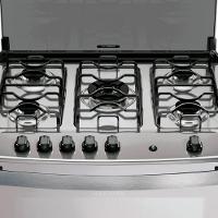 Fogão Dako Magister Style 5 Bocas Com Tripla Chama E Acendimento Automático Inox Bivolt - 5