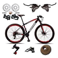 Bicicleta Aro 29 Alumínio 24 Marchas Alavanca Freio A Disco Quadro 19 - 3