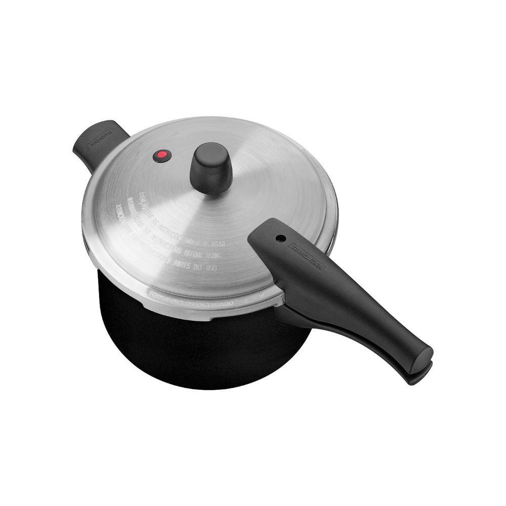 Panela De Pressão Tramontina Vancouver Alumínio Antiaderente Starflon Max Preto 20 Cm 3 L - 2
