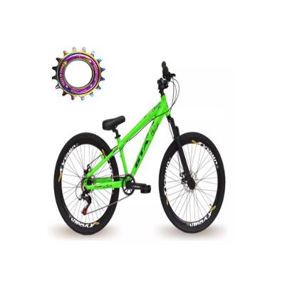 Bicicleta Aro 26 Freeride Gta Rebel Verde Single Freio Hidráulico