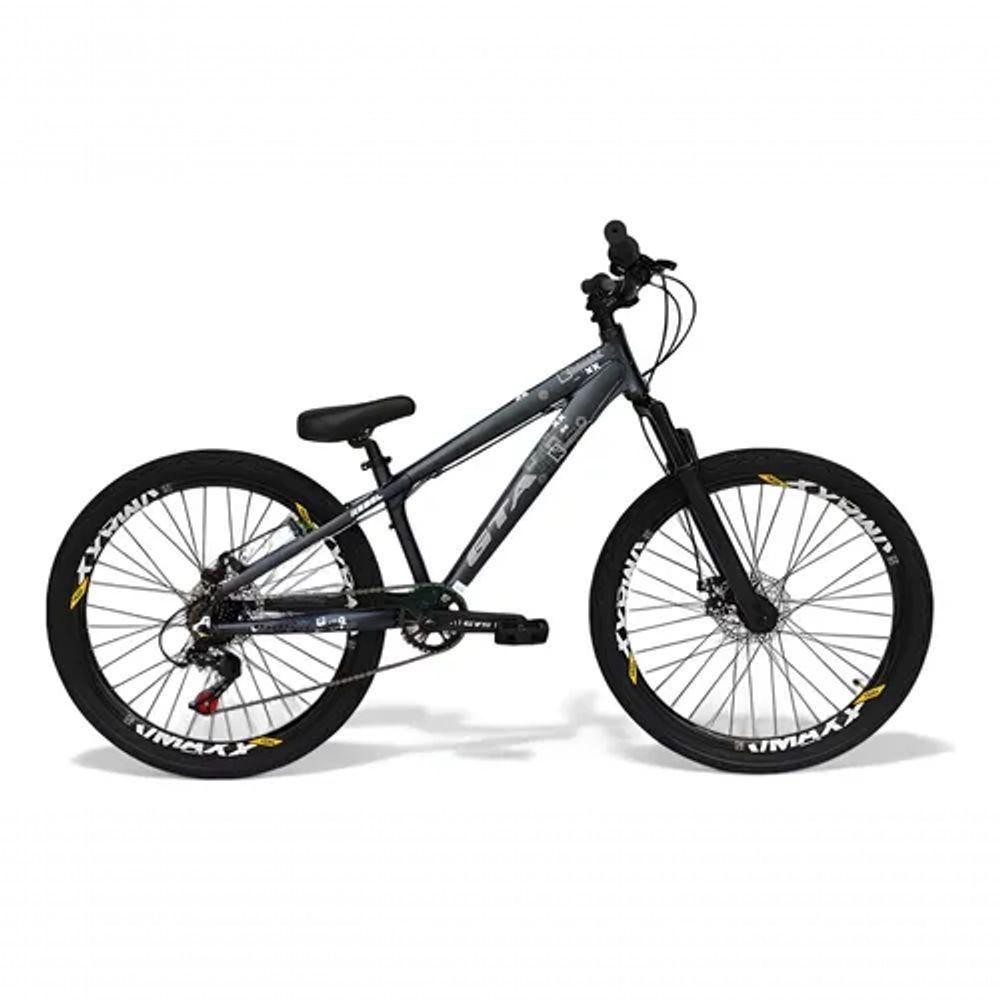 Bicicleta Aro 26 Freeride Gta Rebel Preto 1x7v Câmbio Shimano - 1