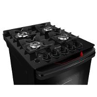 Fogão Mueller 4 Bocas Com Acendimento Automático Preto MFV4BF Bivolt