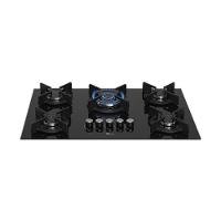 Cooktop 5 Bocas Fischer Infinity Trempe De Ferro Tripla Chama à Gás Mesa De Vidro Preto Bivolt - 9