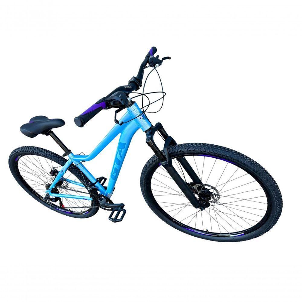 Bicicleta Aro 29 Gta Start Feminina Alumínio 21v Câmbios Shimano Freio A Disco - Azul/roxo Tam.15 - 3