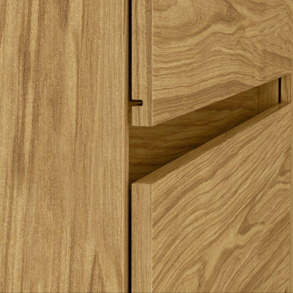 Cômoda Para Quarto Com 4 Gavetas E Armário - Vega Marrocos - 6