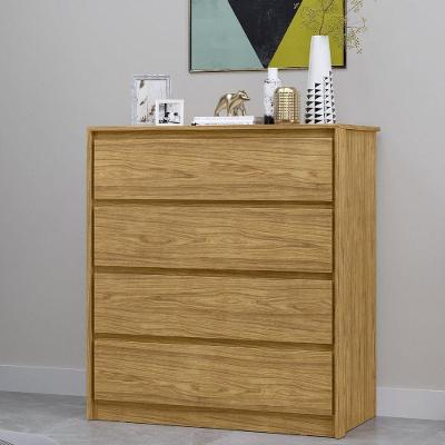 Cômoda para Quarto Carla Marrocos 4 Gavetas MDF com Puxador Cava e Corrediça Telescópica