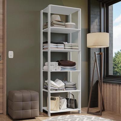 Guarda-roupa Closet Modulado 5 Prateleiras 59cm Valencia Madesa Branco
