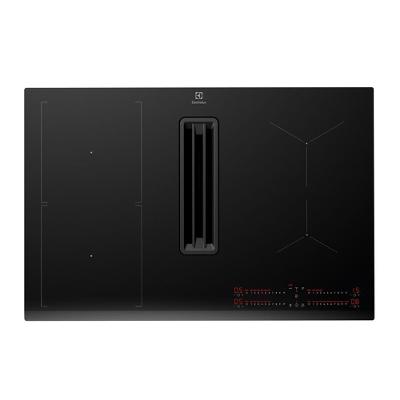 Cooktop de Indução Electrolux IE8CH com Coifa Integrada Embutido Vidro Temperado Preto 220V