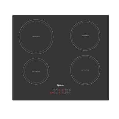 Cooktop De Indução Fischer 4 Bocas Vitrocerâmico Preto 220V