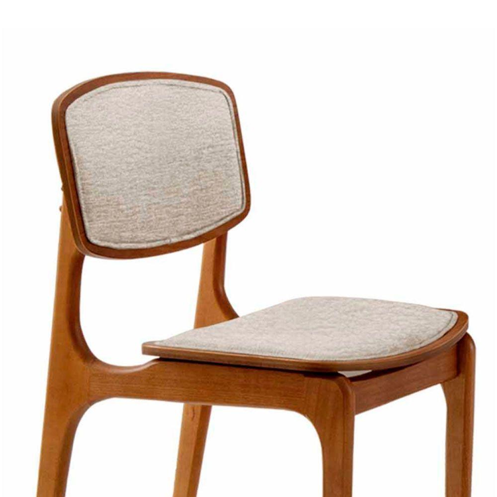 Conjunto Com 2 Cadeiras Malta Moderna Mobília Bouclê 01 Cinamomo Imbuia - 7