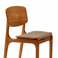 Conjunto Com 2 Cadeiras Malta Gold Moderna Mobília Linho Off White Cinamomo Imbuia - 7