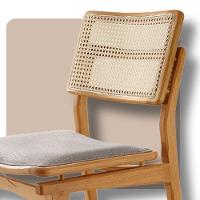 Conjunto Com 2 Banquetas Eva Premium Brisa Imbuia Natural