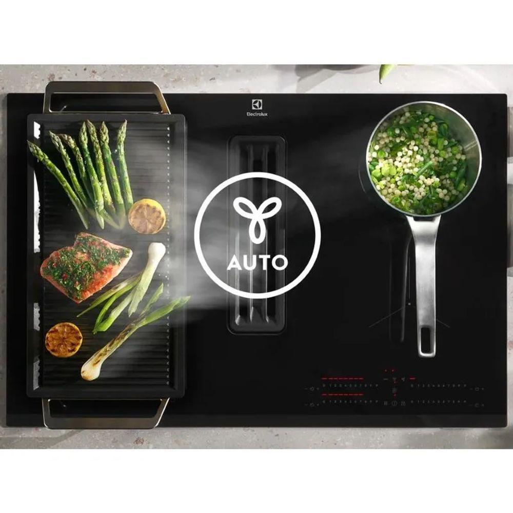 Cooktop De Indução Electrolux 2 Em 1 Com Coifa Integrada Expert IE8CH 220V - 4
