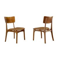 Conjunto 2 Cadeiras De Madeira Viena Gold Star Caramelo Imbuia - 1