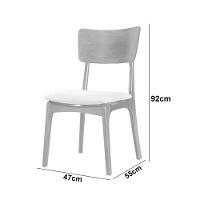 Conjunto 2 Cadeiras De Madeira Viena Gold Star Caramelo Imbuia - 3