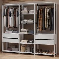 Guarda-roupa Closet Modulado 4 Gavetas 199 Cm Valencia Madesa Branco - 1