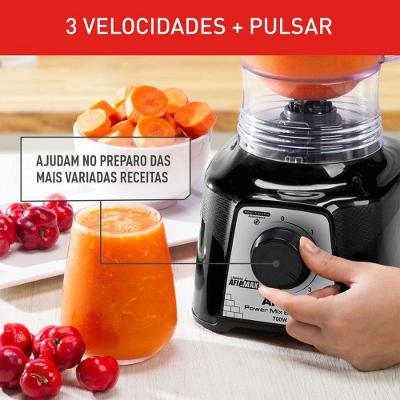 Liquidificador Arno Power Mix Essential LQ19 700W Preto 110V