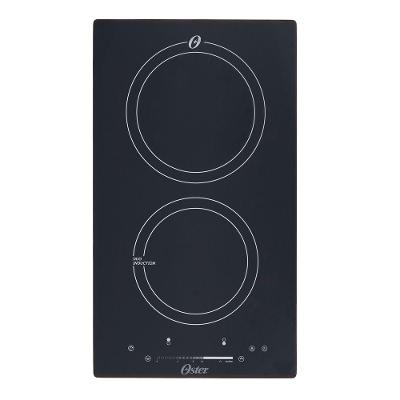 Cooktop 2 Bocas Indução Com Painel Touch Vidro Preto 2 Em 1 OTOP202 Oster 220V