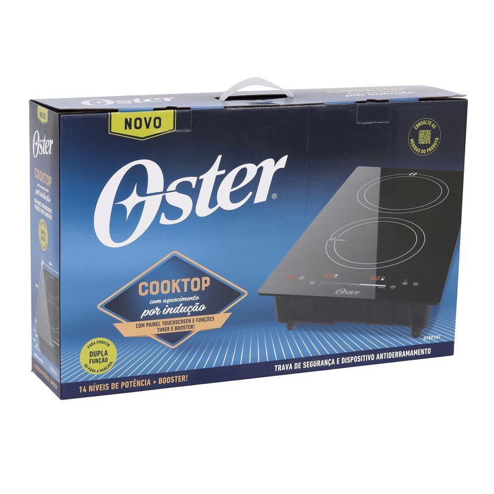 Cooktop 2 Bocas Indução Com Painel Touch Vidro Preto 2 Em 1 OTOP202 Oster 110V - 8