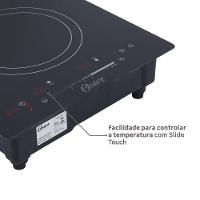 Cooktop 2 Bocas Indução Com Painel Touch Vidro Preto 2 Em 1 OTOP202 Oster 110V - 5