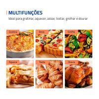 Forno Elétrico 52L Grand Family II Mondial Preto/inox 1800W FRN-52-B 220V - 3