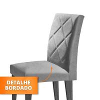 Conjunto Com 4 Cadeiras Olímpia Rufato Imbuia/turim 07 - 5