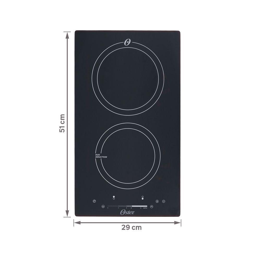 Cooktop 2 Bocas Indução Com Painel Touch Vidro Preto 220V 2 Em 1 Otop202 Oster - 6
