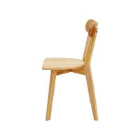 Cadeira De Jantar Em Madeira Maciça Resistente Natural - 3