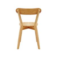 Cadeira De Jantar Em Madeira Maciça Resistente Natural