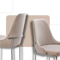 Conjunto Com 2 Cadeiras Metal Vicenza Moderna Mobilia Brisa Prata - 6