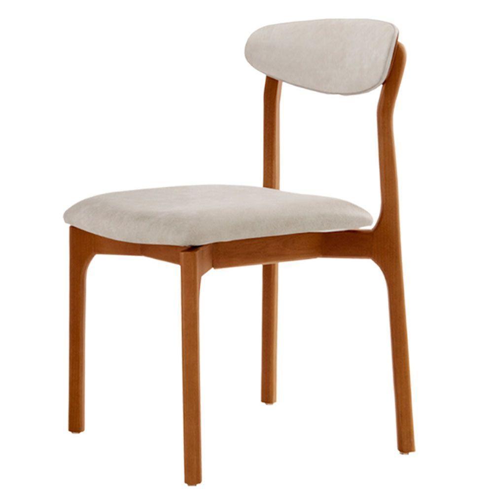 Conjunto Com 2 Cadeiras Noronha Moderna Mobília Bouclê 01 Cinamomo Imbuia - 6