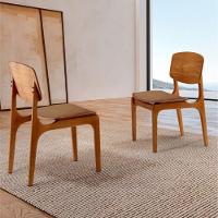 Conjunto Com 2 Cadeiras Malta Gold Moderna Mobília Star Caramelo Imbuia - 2