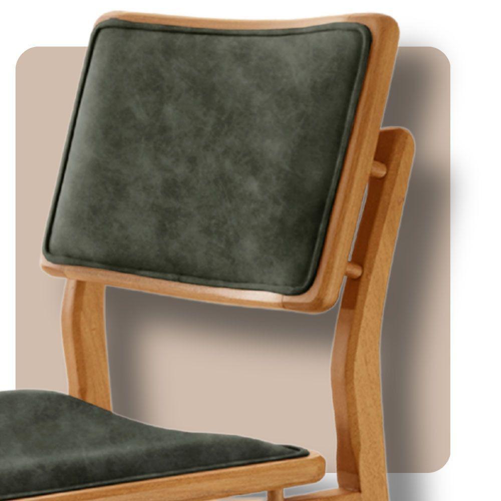 Conjunto Com 2 Banquetas Eva Moderna Jade Imbuia Natural - 4