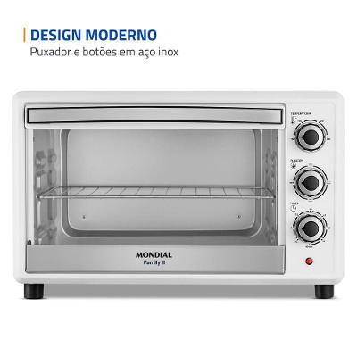 Forno Elétrico 42L Family II Mondial Preto/Inox 1600W FRN-42-W 110V