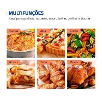 Forno Elétrico 42L Family II Mondial Preto/Inox 1600W FRN-42-W 110V - 3