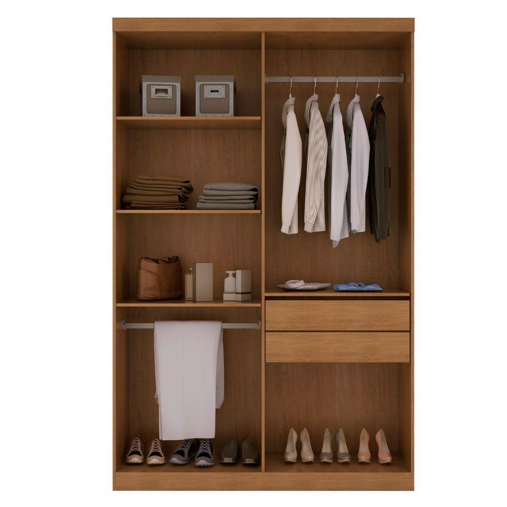 Guarda Roupa Solteiro Heros 4 Portas Com Pés Moderna Imbuia - 3