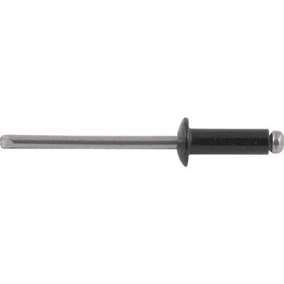 Rebite Alumínio Preto 3,2x12mm 312 Com 1000 Peças - Vonder