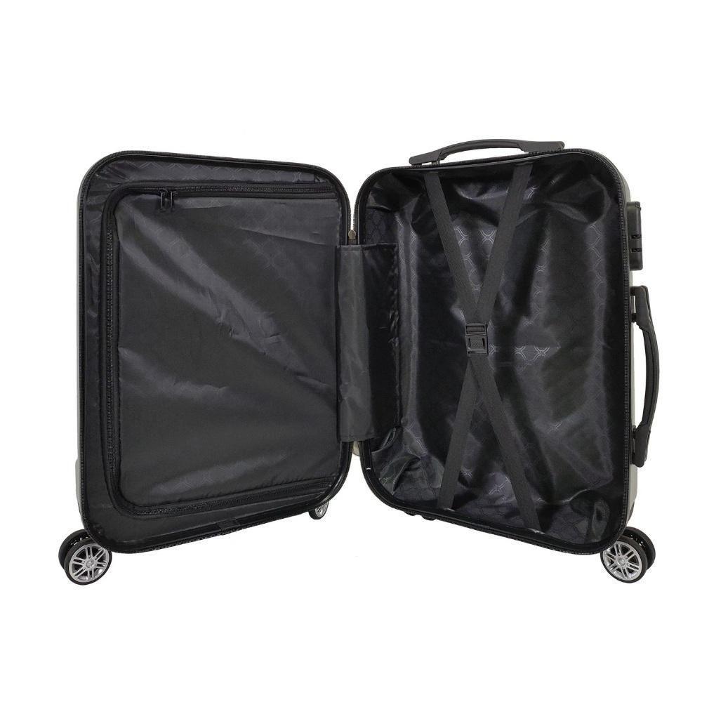 Mala De Bordo ABS 4 Rodas Action Fortt Branca MAB02-BR - 3