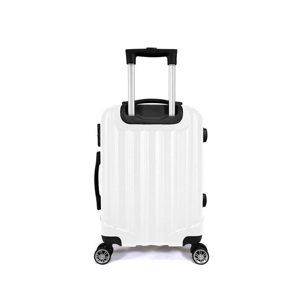 Mala De Bordo ABS 4 Rodas Action Fortt Branca MAB02-BR - 6