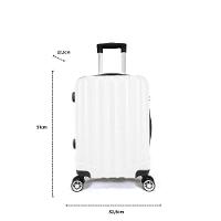 Mala De Bordo ABS 4 Rodas Action Fortt Branca MAB02-BR - 2